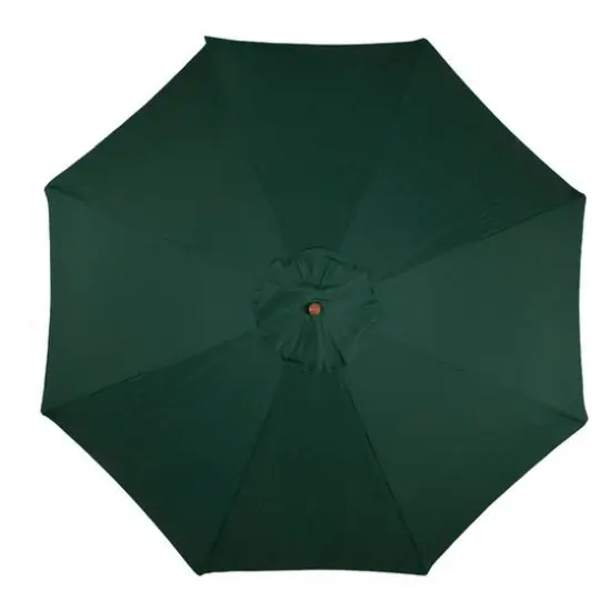 8.5ft. Outdoor Patio Market Umbrella with Wooden Pole Green {4}