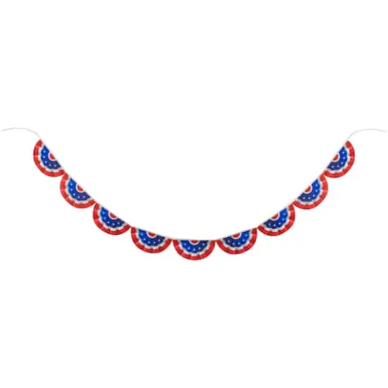 9.75ft. USA Flag Bunting Hanging Wall Banner {1}