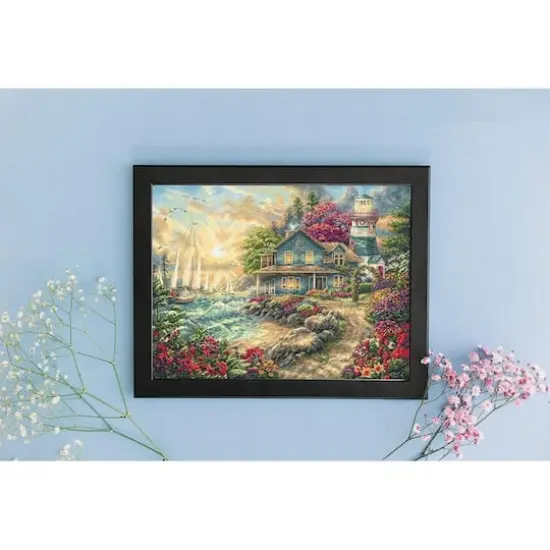 LetiStitch Sunrise by the Sea Counted Cross Stitch Kit {4}