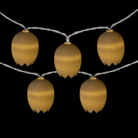 10ct. Cracked Easter Egg LED String Lights with Clear Wire {5}