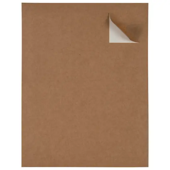 JAM Paper 2" x 2" Square Product & Container Labels, 120ct. Brown Kraft {5}