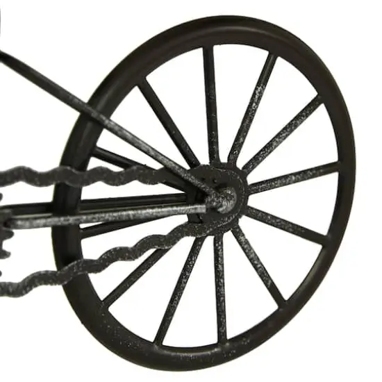 12" Metal Country Cottage Bicycle Clock Set {5}