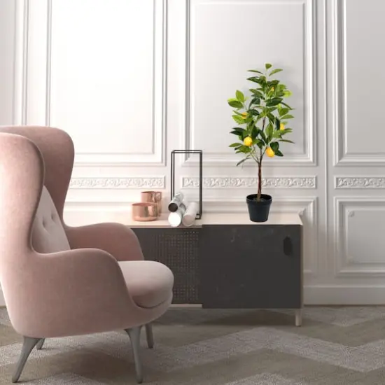 2.3ft. Potted Artificial Lemon Tree {3}