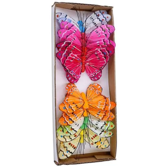 Reliant 4" Assorted Butterflies #3, 12ct. {1}