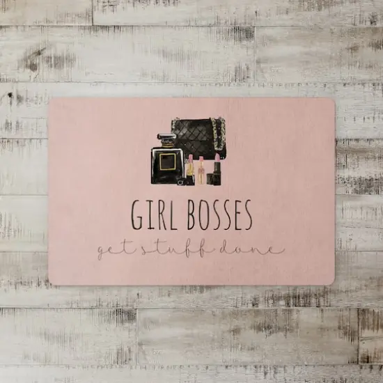 Girl Bosses Get Stuff Done 27" x 18" Floor Mat {3}