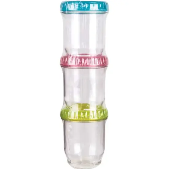 ArtBin&reg; Twisterz Jar Set with Multicolored Lids {1}