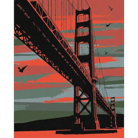 Ideyka Mystic San Francisco Painting by Numbers Kit {1}