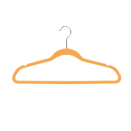 Simplify Slim Velvet Suit Hangers, 25ct. Neon {14}