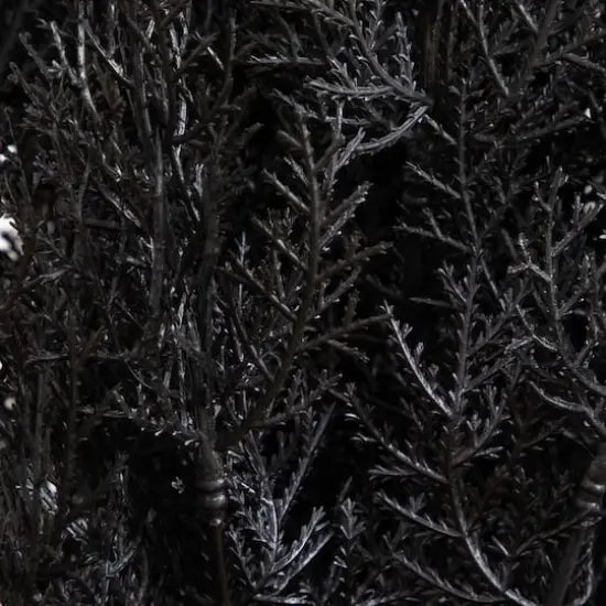 4ft. UV Resistant Artificial Halloween Black Cedar Tree (Indoor/Outdoor) {4}