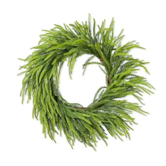 Glitzhome&reg; 28"D Christmas Greenery PE Wreath {1}