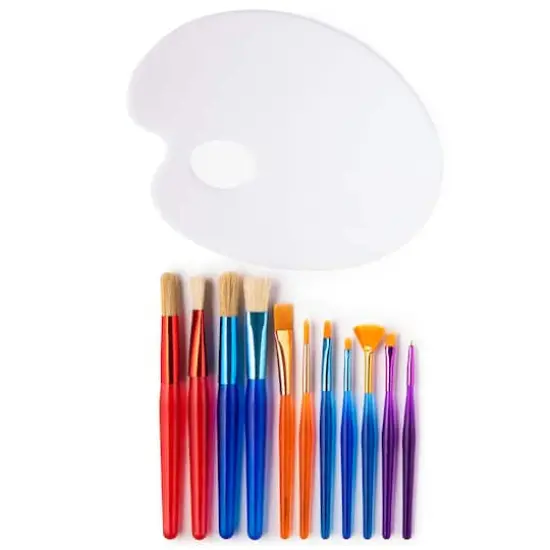 Paint Brushes with Palette Kit by Creatology&reg; {1}