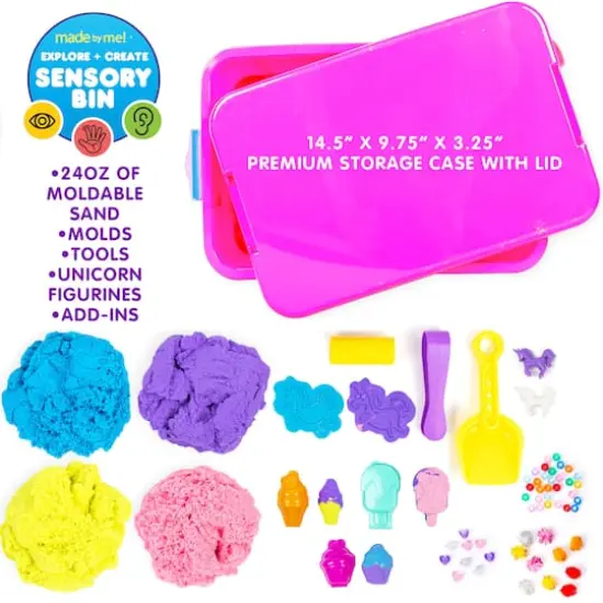 Made By Me!&reg; Explore + Create Unicorn Sensory Bin {3}