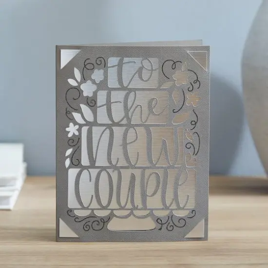 Cricut Joy&trade; Insert Cards Gray & Silver Brushed {3}