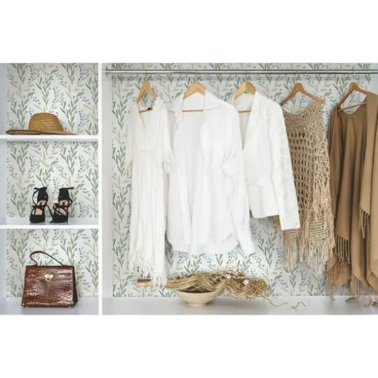 RoomMates Budding Branches Peel & Stick Wallpaper White {4}