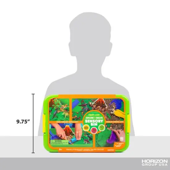 Horizon Made by Me Galaxy Dinosaur Sensory Bin {7}