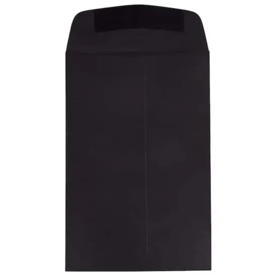 JAM Paper 6" x 9" Black Open End Catalog Envelopes {3}