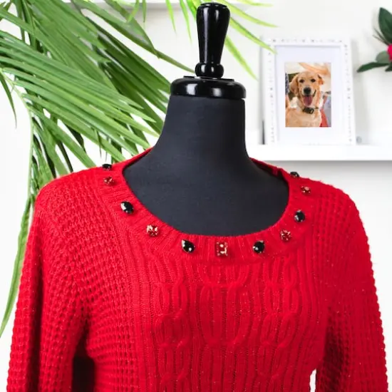 CousinDIY Silver Jet Glass Sew-On Rhinestones, 56ct. {6}