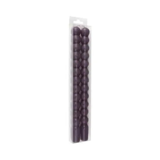 10" Unscented Bubble Taper Candles, 2ct. by Ashland&reg; Purple {3}