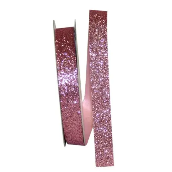 The Ribbon Roll 5/8" x 25yd. Glitter All Metallic Ribbon Lime {2}