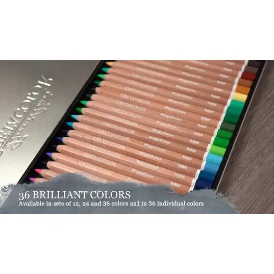 Cretacolor MegaColor 36 Color Pencil Set {5}