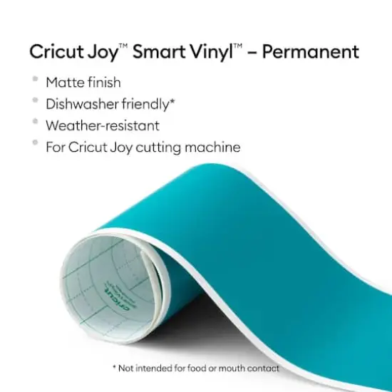 Cricut Joy&trade; Permanent Smart Vinyl&trade; Aqua {3}