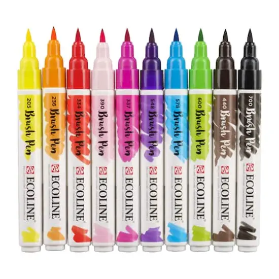Ecoline&trade; Bright Colors Brush Marker Set {3}