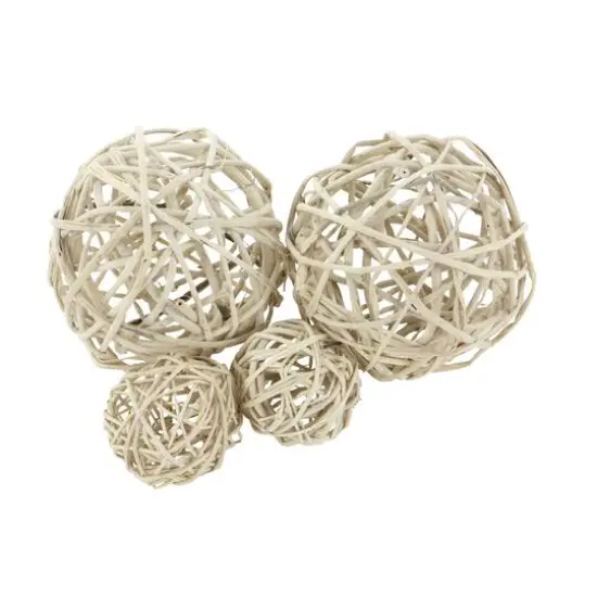 Natural Brown Dried Willow Orb Vase Filler, 2ct. {4}