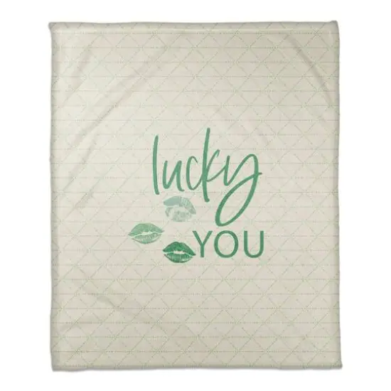 Lucky You Coral Fleece Blanket {1}