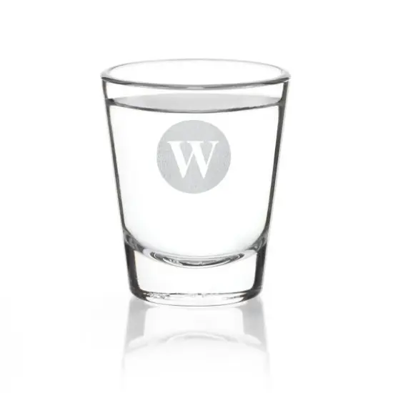 Hortense B. Hewitt Co. Monogram Shot Glass W {1}