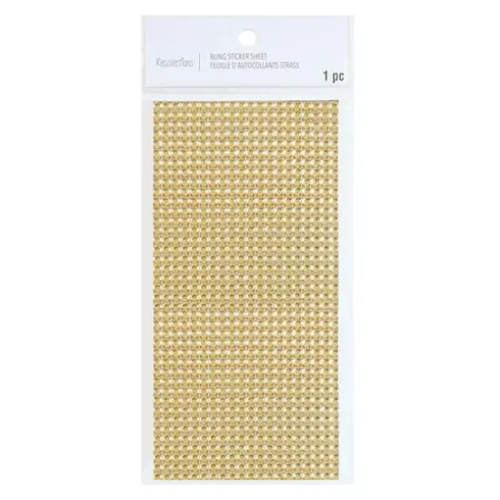 Rhinestones Sheet by Recollections&trade; Gold {1}