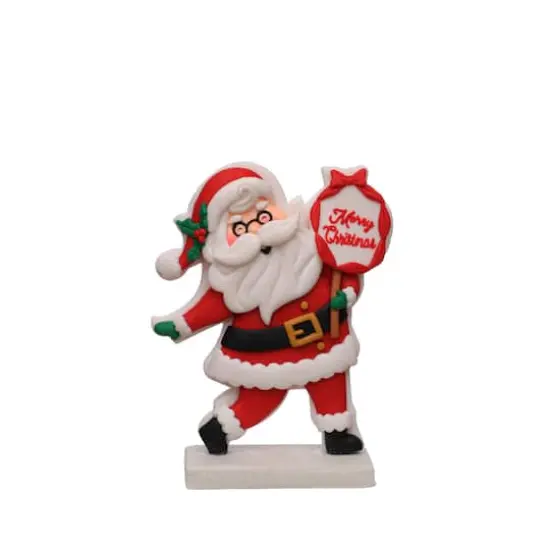 6" Santa with Merry Christmas Sign Tabletop D&eacute;cor by Ashland&reg; {1}