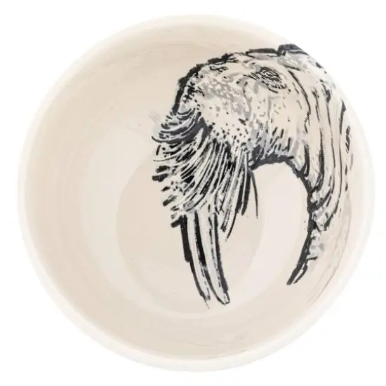 Hello Honey&reg; 6" Sea Animal Designs Stoneware Cereal Bowl Dinnerware Set {9}