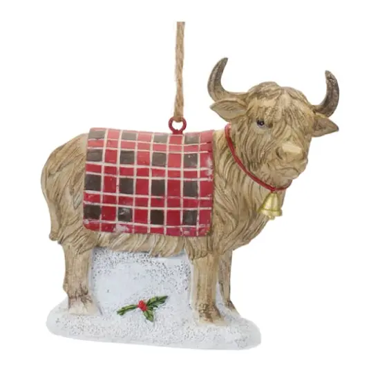 Highland Cow Ornament Set {5}