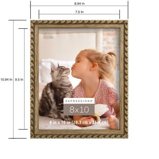 Expressions&trade; 8" x 10" Natural Paisley Frame by Studio D&eacute;cor&reg; {6}