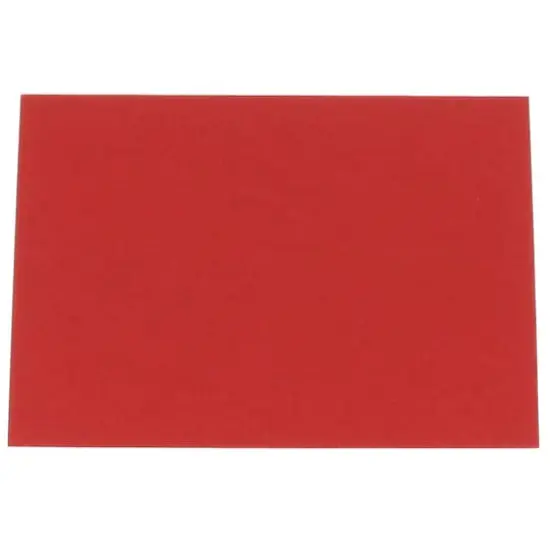 JAM Paper A1 Red Linen Blank Foldover Cards, 100ct. {3}