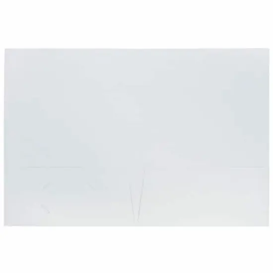 JAM Paper 9.5" x 11.5" 2-Pocket Linen Folders, 6ct. White {5}