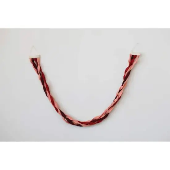 Hello Honey&reg; 76" Pink & Red Wool Felt Ribbon Garland {1}