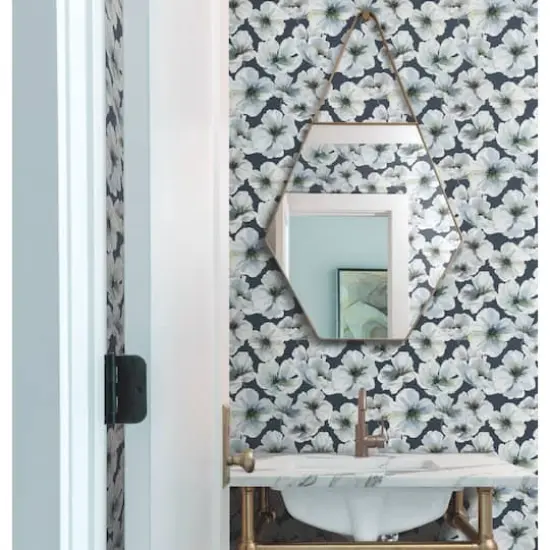 RoomMates Tamara Day Hawthorn Blossom Peel & Stick Wallpaper Blue {5}