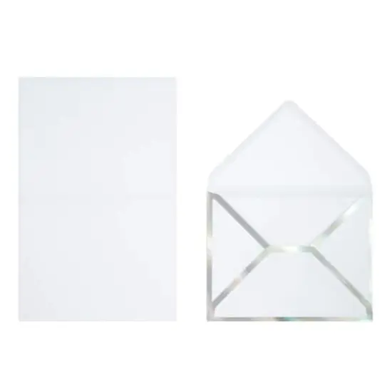 Silver Card & Envelope Set by Recollections&trade; {3}
