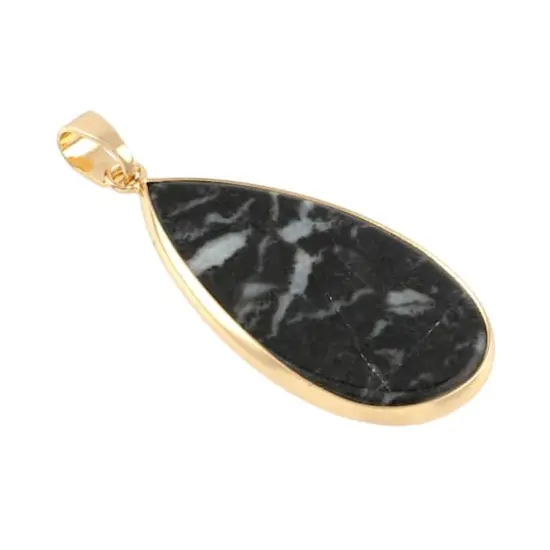 Zebra Jasper Teardrop Pendant by Bead Landing&trade; {1}