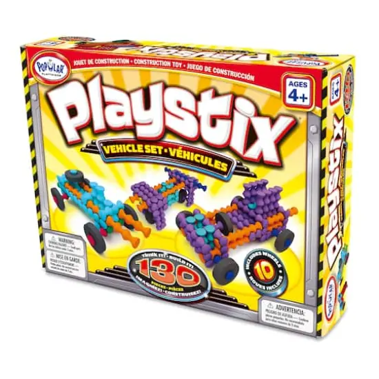 Playstix Vehicles 130 Piece Set {1}