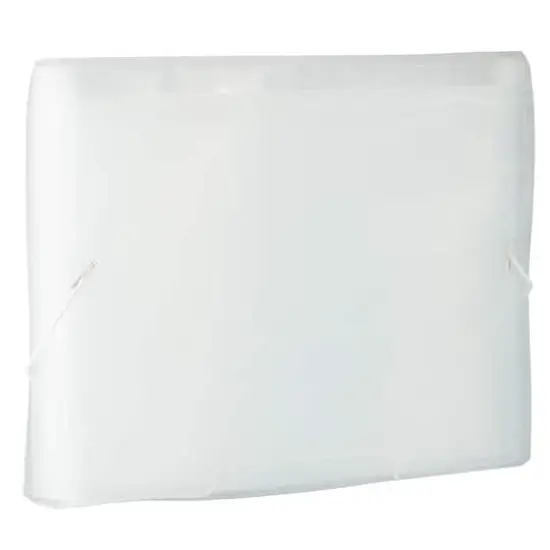 JAM Paper 9" x 13" Plastic Accordion Folder Clear {5}