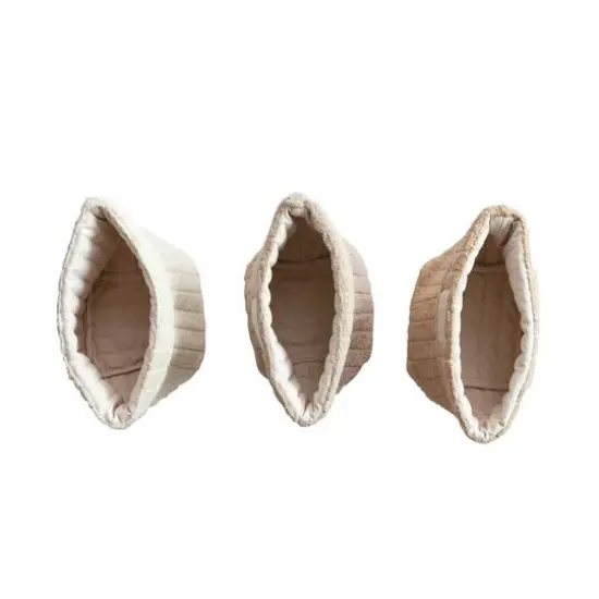 Hello Honey® 8" Countryside Charm Quilted Cotton Folding Basket Set {5}