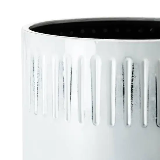 Glitzhome&reg; Whitewashed Metal Plant Stand Set {6}