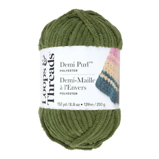 Demi Purl™ Yarn by Loops & Threads® Sphagum {1}
