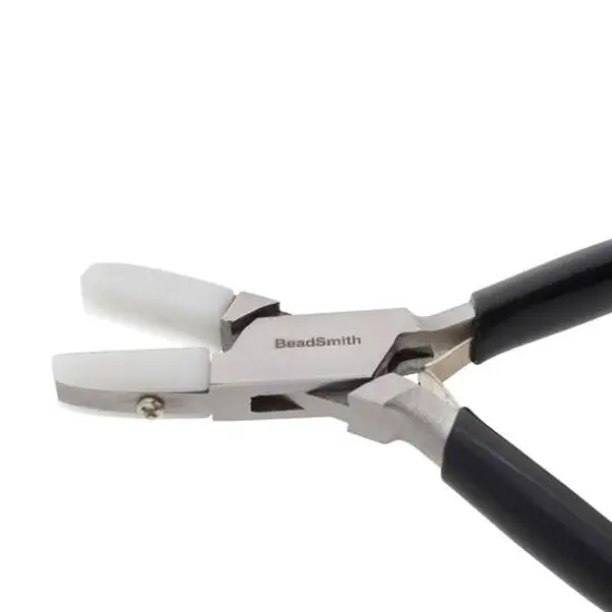 The Beadsmith&reg; Double Nylon Jaw Flat Nose Pliers {5}