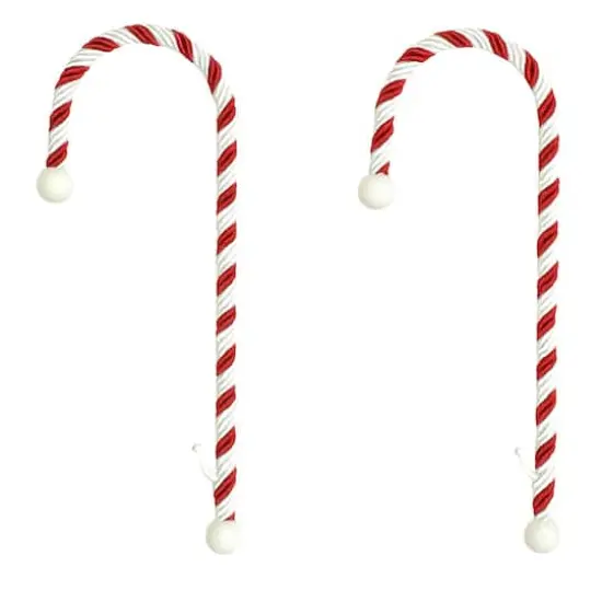 Haute Decor Classic Candy Cane Stocking Holders, 2ct. {1}