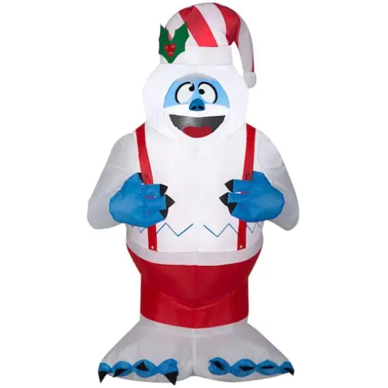 3.5ft. Airblown&reg; Inflatable Christmas Rudolph Bumble in Suspenders {1}