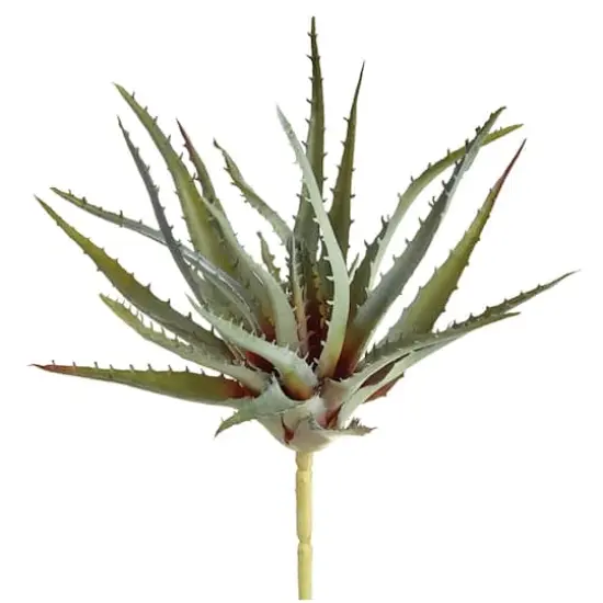 Soft Touch Green Spiky Wide Aloe Pick {1}