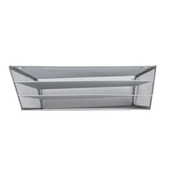 Mind Reader 3-Tier Vertical Mesh Wall File Holder Silver {7}